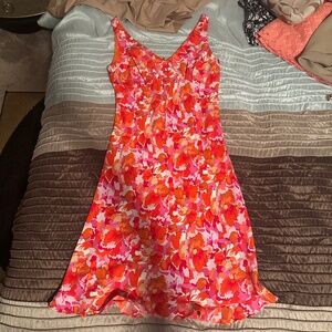 Multicolor Floral Cocktail Dress